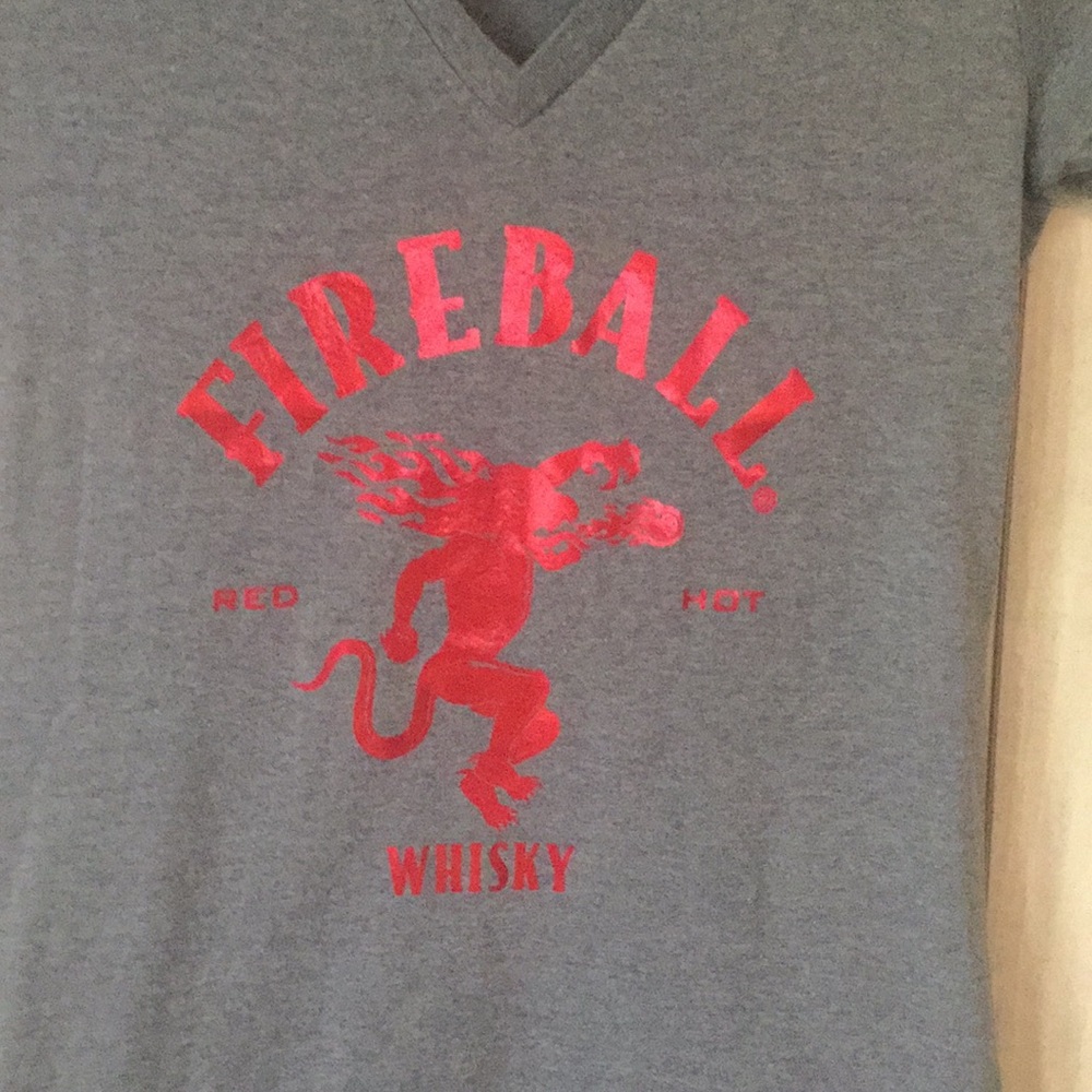 FIREBALL red hot WHISKEY t-shirt